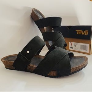Black TEVA  sandals MAhonia Slide